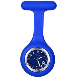 Avaner Spilla per Orologio da Infermiera, Orologio da Bavero da Infermiera in Silicone, Orologio da Taschino con Spilla, Orologio da Taschino con Lancette Luminose