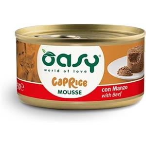 Oasy Gatto Caprice Mousse Adulto Manzo 85 Gr