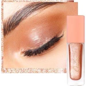 Oulac Ombretto liquido con glitter | Eyeliner liquido con scintillio fine | Finitura glitterata | Trucco per occhi lisci | Vegan & Cruelty-Free - 6.8g (O10)