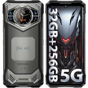 DOOGEE S200 Rugged Smartphone 5G Android 14, 32GB RAM+256GB/2TB ROM Telefono Indistruttibile, 10100mAh(33W) Cellulare Antiurto, 6.72