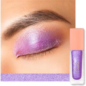 Oulac Ombretto liquido con glitter, eyeliner liquido con scintillio fine, finitura glitterata liscia, trucco scintillante per gli occhi, cruelty free e vegano, 6.8g, (07)