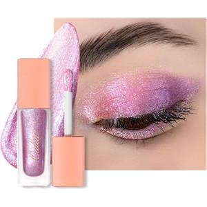 Oulac Ombretto Liquido Glitterato Viola-Eyeliner Liquido Metallico con Sottile Scintillio| Finitura Glitter per un Liscio Trucco Occhi Lucente| Vegan& Cruelty-Free, 6.8g (05)