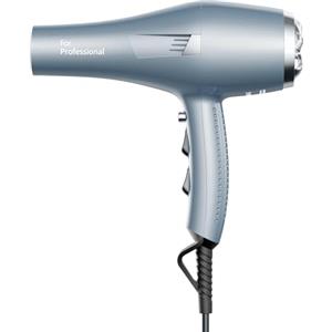 FaszinBeauty Asciugacapelli Professionale con Potente Motore 33 m/s, Phon Capelli Ionico per Asciugatura Rapida e Styling, 7 Modalità Calore e Velocità, Uso Domestico e Saloni, Design Elegante Grigio-Blu