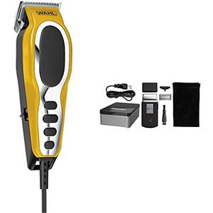 Wahl 79111-1616 Close Cut Pro Tagliacapelli con Cavo & Travel Shaver Rasoio per Uomo, Elettrico, a Batteria Senza Fili, Taglia Capelli, Barba e Peli del Corpo a Zero; Con Testine e Lame di Ricambio