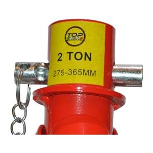 TOP DRIVE cric a cavalletto Sollevatore con sistema idraulico a pressione 2 TCRIC A CAVALLETTO PONY CON PORTATA MASSIMA 2 TONNELLATE ROSSO