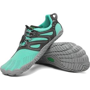 SAGUARO Barefoot Shoes Uomo Scarpe Barefoot Donna Scarpe Minimaliste Traspiranti Scarpe a Piedi Nudi Antiscivolo Scarpe Trail Running Scarpe Dita Blu Elettrico EU Gr.39