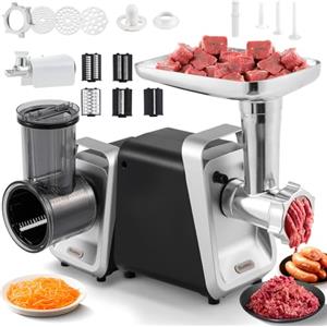 Huanyu Electric Meat Grinder and Cheese Grater (Nero)
