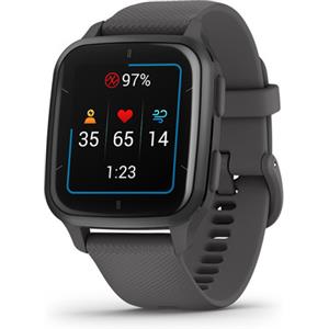 Garmin Venu Sq 2, Smartwatch, Display 1,4'' AMOLED, GPS, Cardio, SpO2, 25+ App Sport & Fitness, Workout, Coach, Pay, Autonomia fino a 11 giorni (Slate