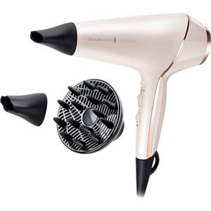 Remington Asciugacapelli Professionale 2400W - Teconologia OPTIheat per risultati di lunga durata - 3 accessori styling, cura ionica, Anti crespo, Motore di lunga durata - PROluxe AC9140