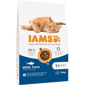 IAMS Advanced Nutrition Crocchette per Gatti Adulto al Tonno - 10 kg, Alimento Secco Completo e Bilanciato con 88% di Proteine Animali