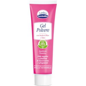 Euphidra AmidoMio Gel Polvere 50ml - Assorbente e Protettivo per la Pelle con Talco e Amido di Riso