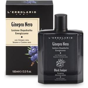 L'ERBOLARIO Ginepro Nero Lozione Dopobarba Energizzante 100 ml - Rinfrescante e Tonificante con Estratto di Ginepro e Cumino Nero