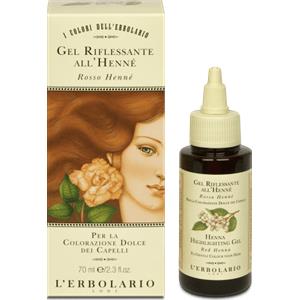 L'ERBOLARIO Gel Riflessante Rosso Hennè 70 ml - Colorazione dolce e nutriente per capelli