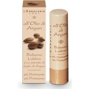 L'Erbolario Balsamo Labbra all'Olio di Argan 4,5 ml - Nutriente e Protettivo