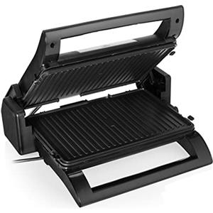 Princess 112536 Multi Grill 4 in 1, 1500 watt, 3 piastre intercambiabili, Termostato regolabile, Acciaio inossidabile