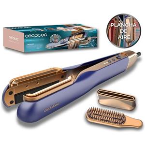 Cecotec Piastra per Capelli e Asciugacapelli RitualCare Air Lisse 2in1 Blue. 1000W, Asciuga/Liscia, Motore Digitale, 106000 giri/min, Plasma, Ceramica, Cheratina, Fessura Alta Pressione, Aria Fredda