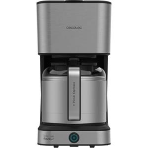 Cecotec Macchina Caffè Americano, Caffettiera Goccia Coffee 66 Drop & Thermo. 950W, 1,5L, 12 Tazze, Tecnologia ExtremeAroma, Funzione Antigoccia, Indicatore livello acqua, Filtro a rete riutilizzabile