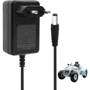 NGUIT Caricatore 6V per Bambini Guida Elettrica con Auto 6v Caricabatterie per SUV e ATV Guida elettrica su Giocattoli Moto Auto Elettriche Bambini Moto Moto Elettrico Bici Elettrico Ride-Ons Accessori