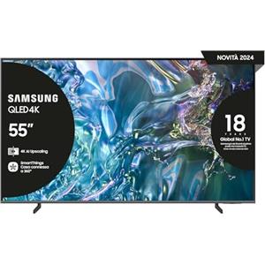 Samsung TV QE55Q64DAUXZT QLED 4K, Smart TV 55