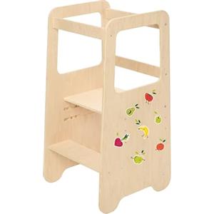 Garronda Torre Montessoriana Bambini, Learning Tower, Torre di Apprendimento per Bambini a Partire da 1 Anno, Torretta Montessoriana in Legno, GD-0080
