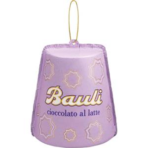 CAIYA Icona del Natale con Forma di Mini Pandoro al Cioccolato al Latte con Laccio, confezione per bauli 60g