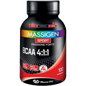 MARCO VITI FARMACEUTICI SpA MASSIGEN Sport BCAA 4:1:1, 100 Compresse