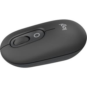 Logitech POP Mouse, mouse wireless Bluetooth compatto e portatile con pulsanti programmabili e clic discreti, Easy-Switch tra un massimo di 3 dispositivi, laptop, tablet, PC - Graphite