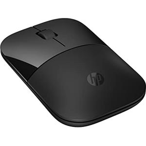 HP Z3700 Mouse Wireless, Sensore Preciso, Tecnologia LED Blue, 1200 DPI, 3 Pulsanti, Rotella Scorrimento, Ricevitore USB Wireless 2.4 GHz Incluso, Design Pratico e Confortevole, Nero