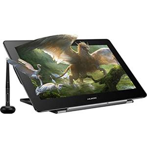 HUION Kamvas Pro 16 4K Tavoletta Grafica con Schermo, 15,6 Pollici Tavoletta Grafica Completamente Laminata Antiriflesso, Funzione di Inclinazione 8192 Stilo Senza Batteria PW517 per PC, Mac, Android