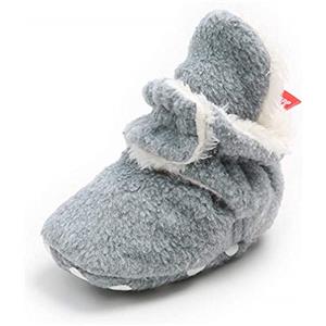 TMEOG Stivaletti Neonato, Stivaletti Bambine Stivali Invernali per Neonato Unisex Scarpe Primi Passi Bambina Inverno Caldo Fondo Morbido Carina Stivali Anti Scivolo Stivali 0-18 Mesi