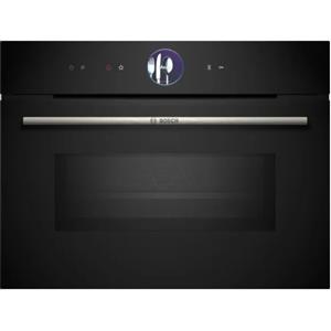 BOSCH Serie 8, Forno compatto combinato con microonde da incasso, 60 x 45 cm, Nero - CMG7761B1