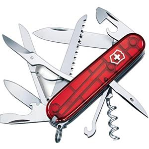 Victorinox, Huntsman, Coltellino Svizzero, Originale, Multiuso, Campeggio, 15 Funzioni, Lama, grande, Cavatappi