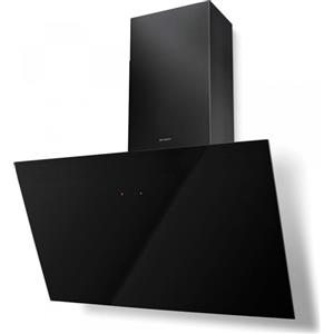 Faber Cappa a Parete Tweet 330.0529.666 Vetro Nero da 80cm - Garanzia Italia