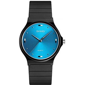 TONSHEN Unisex Semplice Plastica Cassa e Gomma Cinturino Analogico Quarzo Fashion Casual Orologio da Polso (Blu)