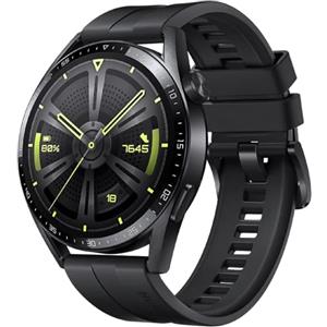 HUAWEI Watch GT 3 46 mm SmartWatch, Batteria di Lunga Durata, Monitoraggio SpO2, AI Running Coach, Monitoraggio Frequenza Cardiaca, Oltre 100 Modalità di Allenamento, Versione Italiana, Nero