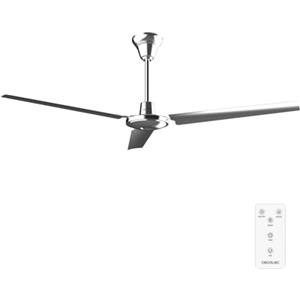 Cecotec - Ventilatori da Soffitto EnergySIlence Aero 4800 Pro - 93 W, Diametro 132 cm, 5 Velocità, 3 Pale, Design Metallico, Timer Fino a 8 Ore