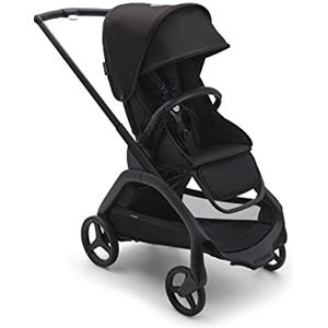 Bugaboo Dragonfly, Passeggino Leggero e Compatto per Bambini, Chiusura Facile a Una Mano in Tutte le Posizioni, Sospensioni Complete, Cesta Portaoggetti XL, Telaio Black e Cappottina Midnight Black