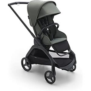 Bugaboo Dragonfly, Passeggino Leggero e Compatto per Bambini, Chiusura Facile a Una Mano in Tutte le Posizioni, Sospensioni Complete, Cesta Portaoggetti XL, Telaio Black e Cappottina Forest Green