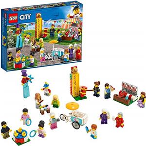 LEGO City Town People Pack - Luna Park, Set da Costruzione con 14 Minifigure, Giocattoli per Bambini dai 5 Anni in su, 60234