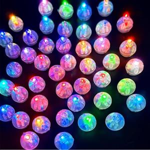 JZK 100 mini luci a LED colorate, a forma di palloncino, a forma di sfera, a batteria, piccole luci a LED per matrimoni, feste, decorazioni per albero di Natale