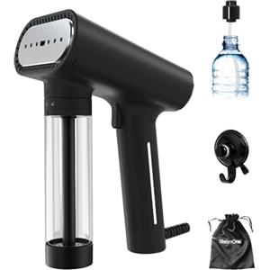 STEAMONE - Stirare a vapore 2000W 30g/min - Travel steamer - Autonomia 8 min (150ml) - Cavo 3m - Rimuove il 99,99% delle impurità - Pronto in 30 secondi - Karl EUNS150B