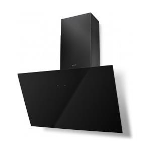 Faber Cappa a Parete 80 cm Finitura Vetro nero Faber TWEET EV8 LED BK A80 330.0529.666