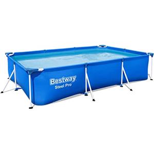 Bestway 56404 Piscina Fuori Terra Steel Pro Rettangolare da 300x201x66 cm