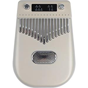 Chrees 17 tasti elettronico intelligente Kalimba pollice pianoforte portatile strumento musicale con spartiti per bambini adulti principianti (oro)