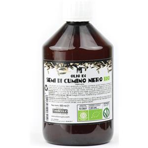 Erbavoglio Olio di Semi di Cumino Nero Bio 500ml - Ricco di Ferro e Benefico per il Sistema Immunitario