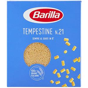 Barilla Pasta Tempestine N.21, Pastina di Semola di Grano Duro, I Classici, 500g