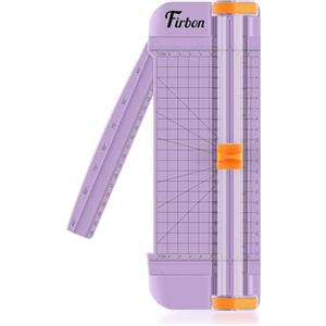 Firbon A5 Taglierina per Carta per Ufficio Professionale, Plastificatrice Taglia Carte, Taglierina Titanio Scrapbooking con Sicura Automatica