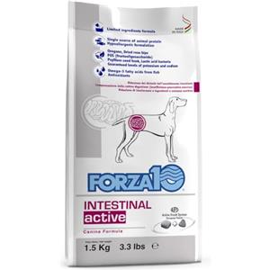 Sanypet Forza 10 Intestinal Active Crocchette per Cani con Problemi Intestinali Alimento Secco per Cani al Pesce 1,5 kg