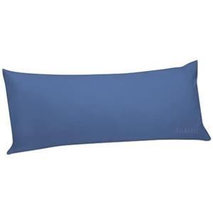 AIMANE® Federa lunga per cuscino, cuscino per il corpo, supporto per il collo, ortopedico, per allattamento, gravidanza, cuscino lungo (matrimoniale 10,6 m, blu)