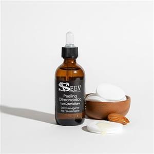 SEEV COSMECEUTICAL Peeling Viso con Acido Mandelico 50ml - Esfoliante Chimico Professionale Anti Macchie, Acne e Rughe - Pelle Luminosa e Rigenerata